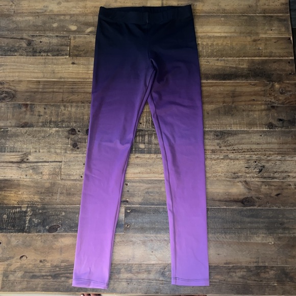 Purple Ombré Leggings - Picture 7 of 7